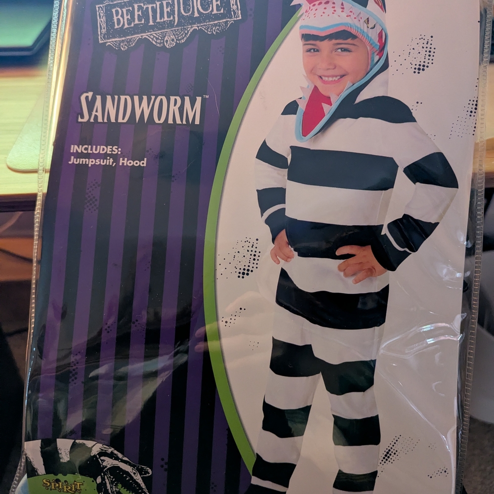 Beetlejuice Sandworm Toddler Costume - 3T-4T